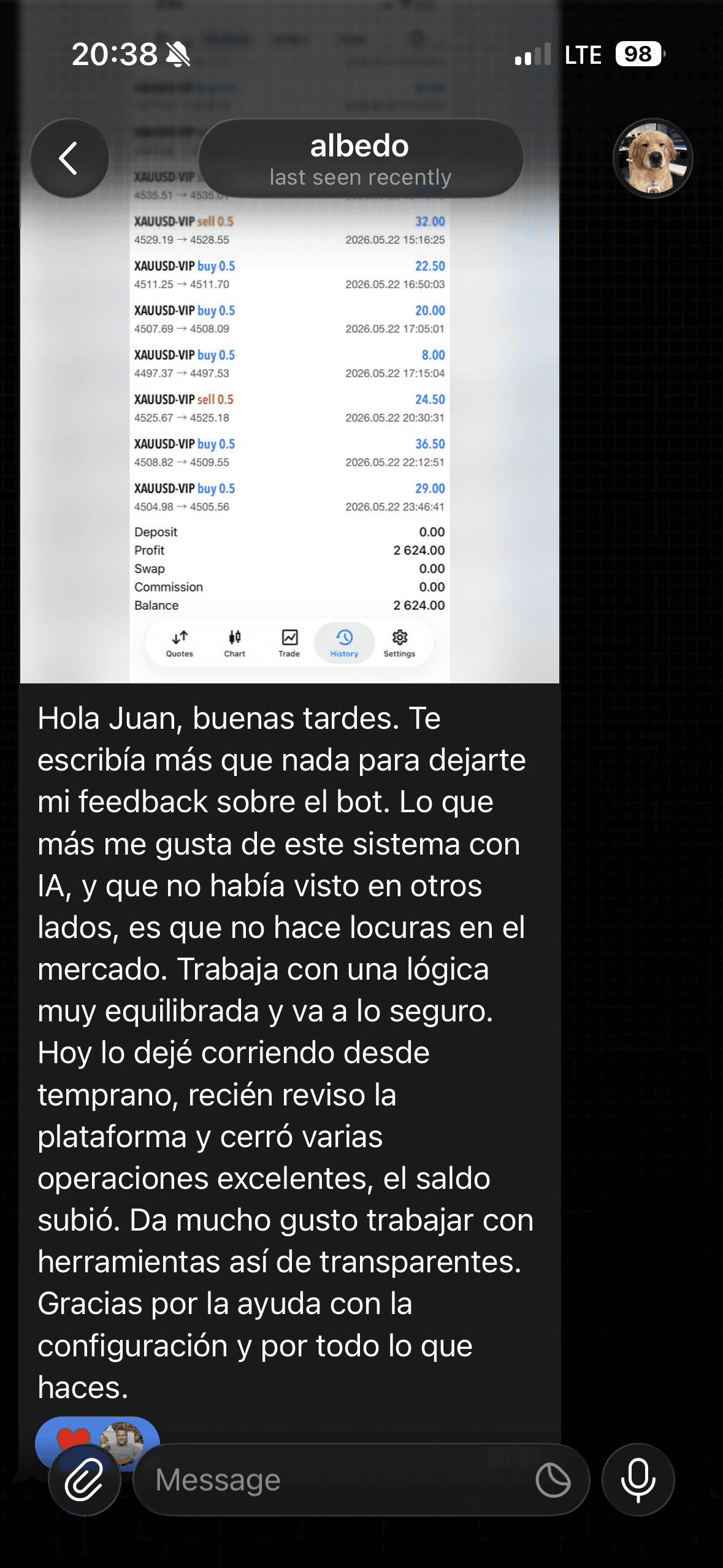 Member review screenshot